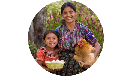 Mutter mit Tochter in Guatemala