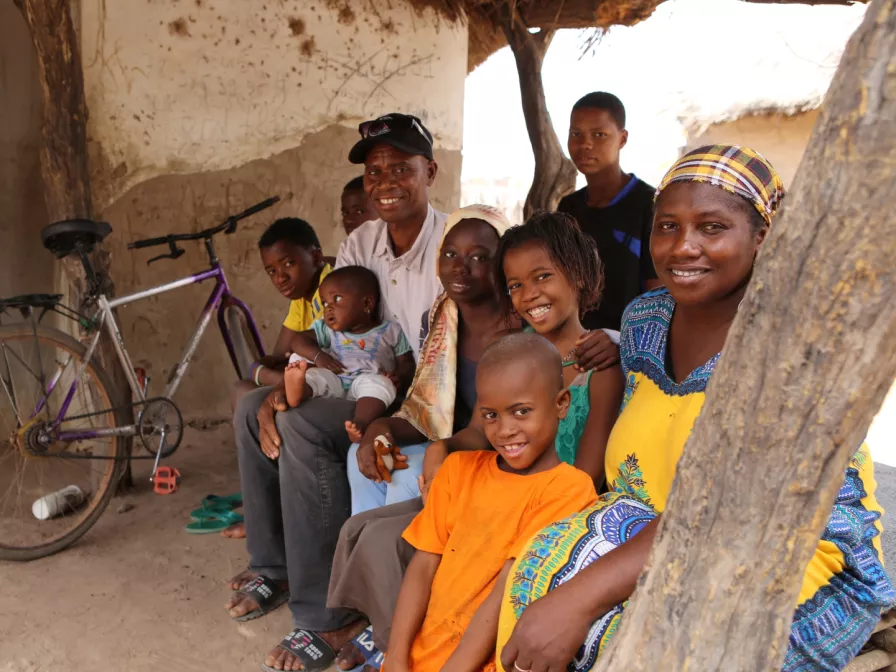 Familie in Senegal