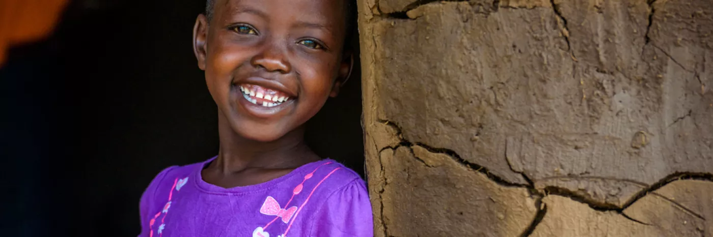 Kamanda kann wieder lächeln: Sie hat Zugang zu Wasser