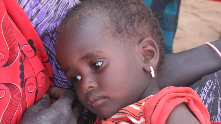 Kind in Somalia - Hungerkrise