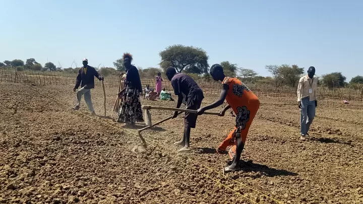 Bauern in Südsudan