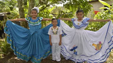 Mädchen und Jungen aus Nicaragua