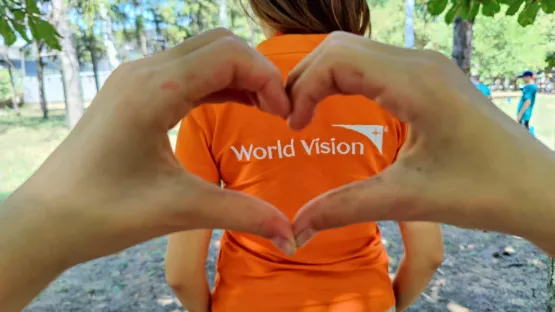 World Vision Mitarbeiterin